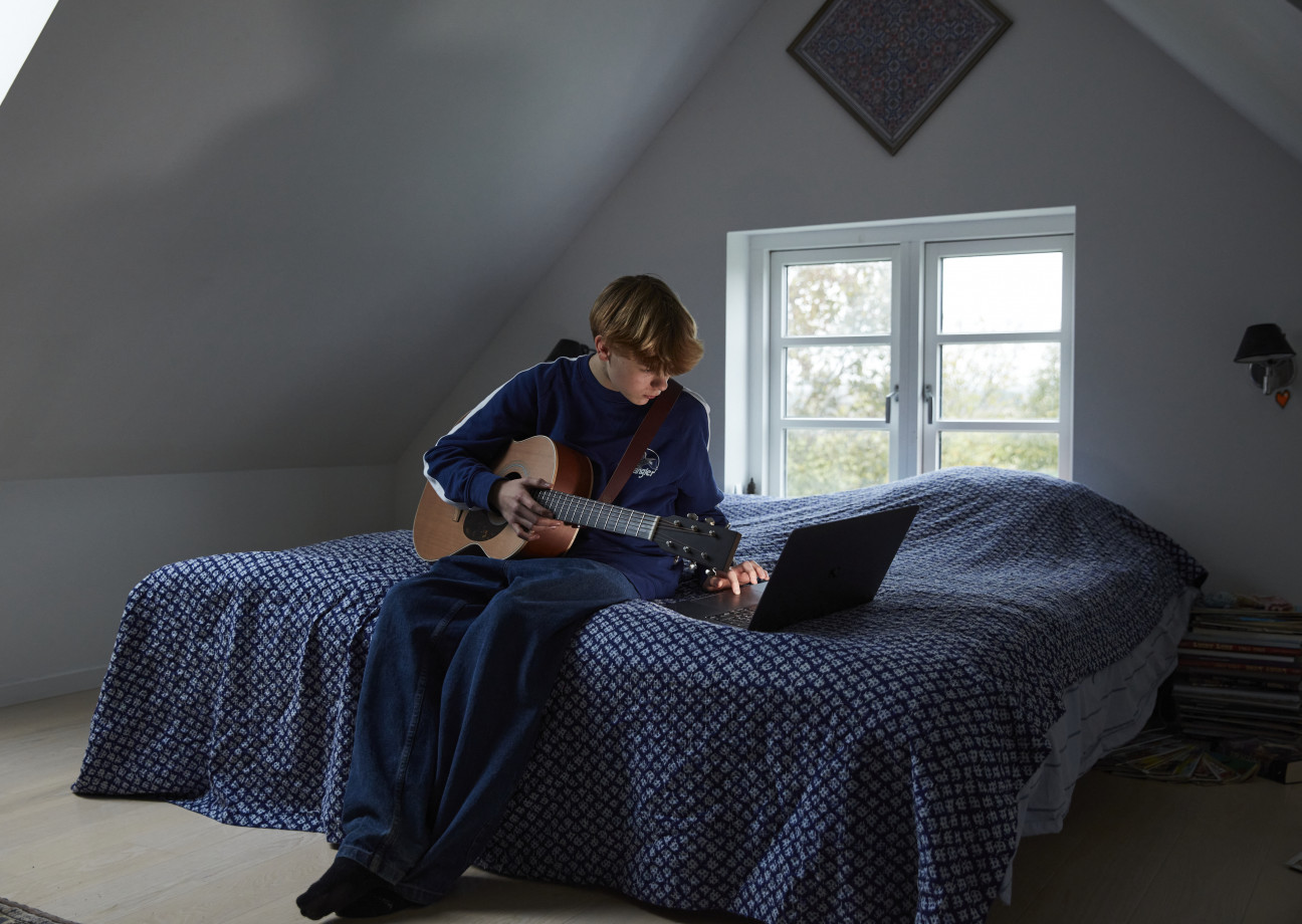 Dreng med guitar